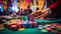 Stakes casino presented on mobile device in Pakistan with slots and live games